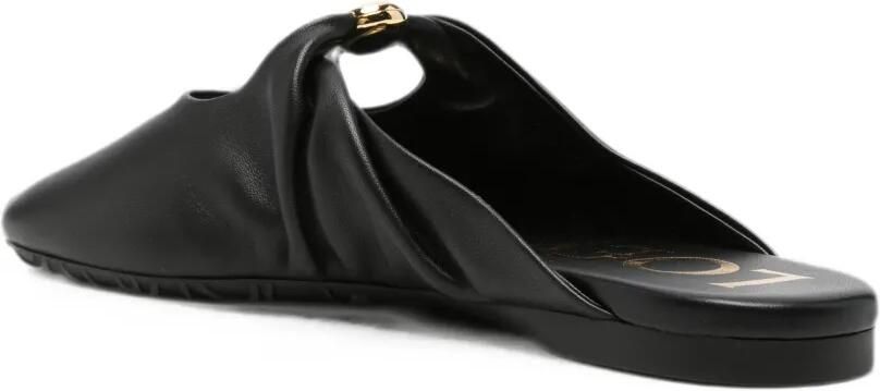 LOEWE Leren muiltjes Zwart - Foto 3
