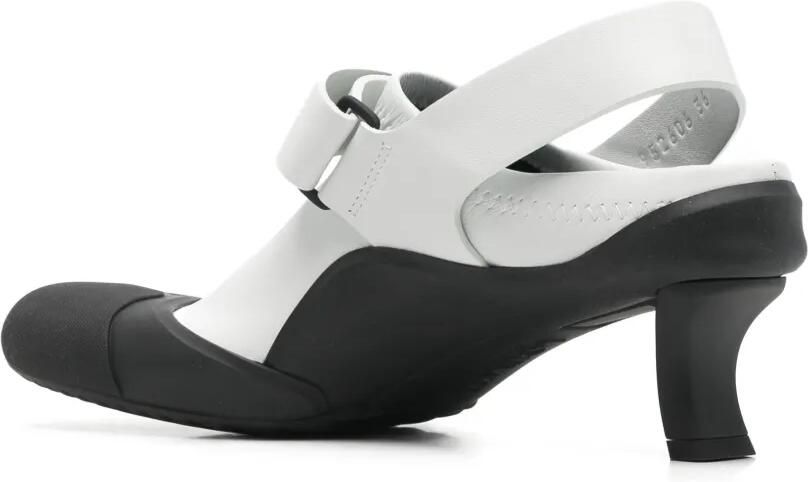 LOEWE Pumps met klittenband en logo Wit - Foto 2