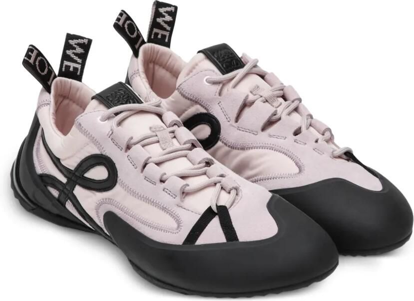 LOEWE Nylon sneakers met logo-patch Roze - Foto 3
