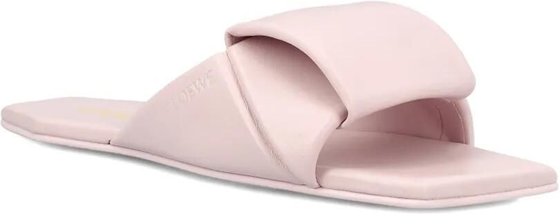 LOEWE Origami gewatteerde slippers met vierkante neus Roze - Foto 4