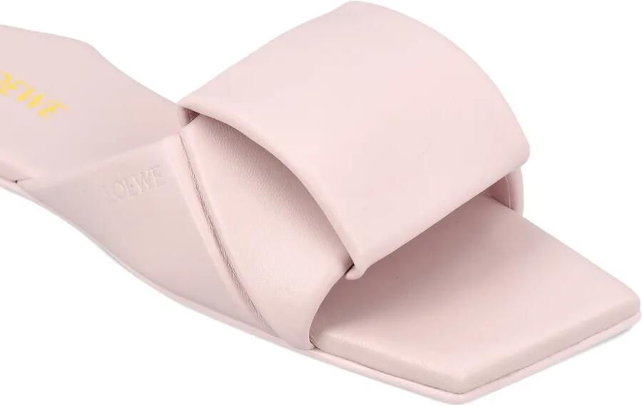 LOEWE Origami gewatteerde slippers met vierkante neus Roze - Foto 2