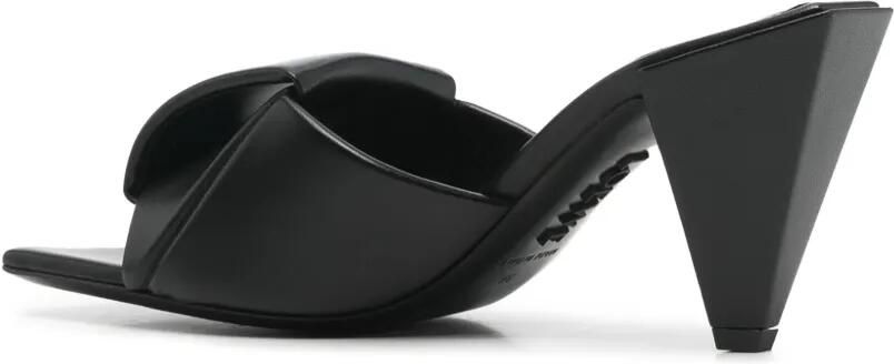 LOEWE Origami leren sandalen Zwart - Foto 3