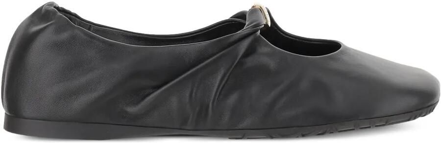 LOEWE Pebble zachte ballerina's van nappa lamsleer Zwart