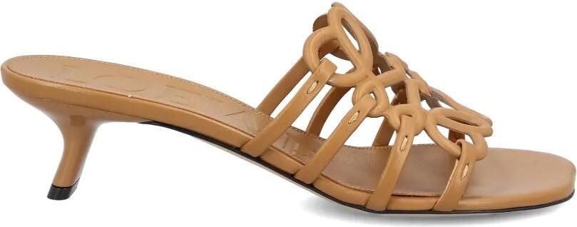 LOEWE Petal Anagram sandalen Bruin