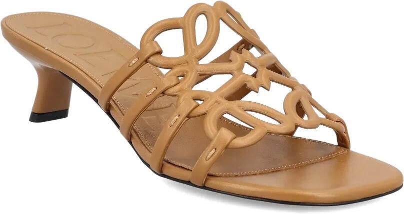 LOEWE Petal Anagram sandalen Bruin - Foto 3