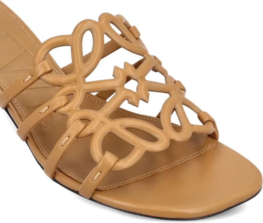 LOEWE Petal Anagram sandalen Bruin - Foto 2