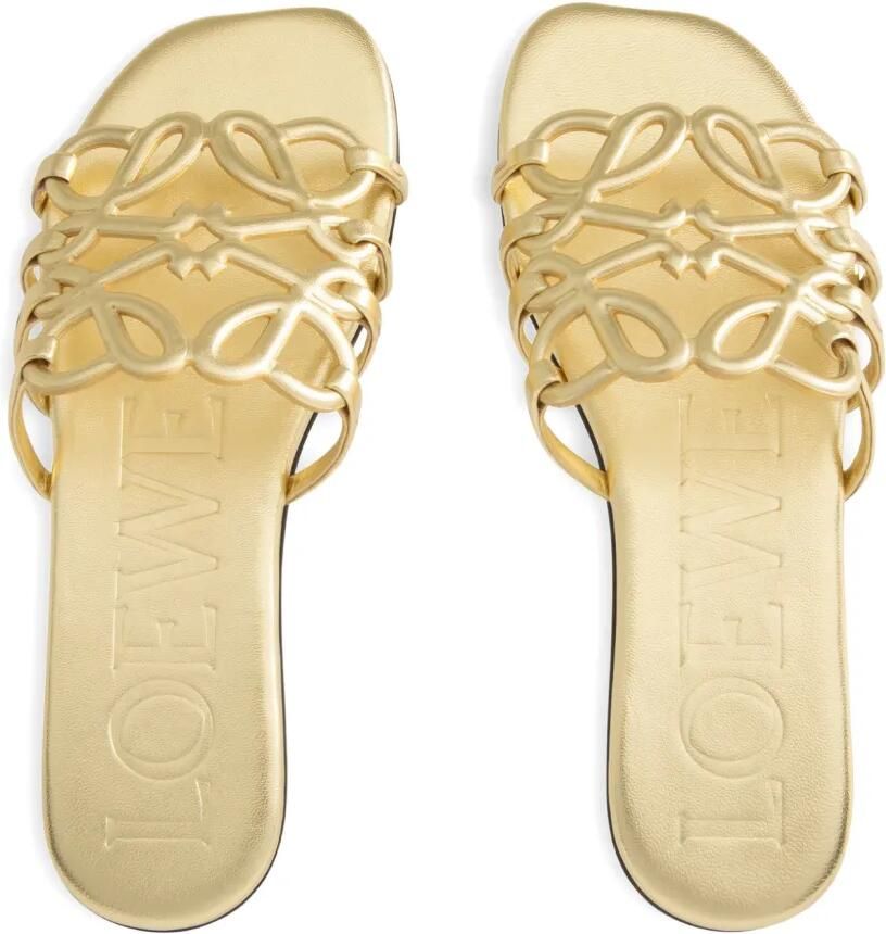 LOEWE Petal Anagram sandalen Goud - Foto 2