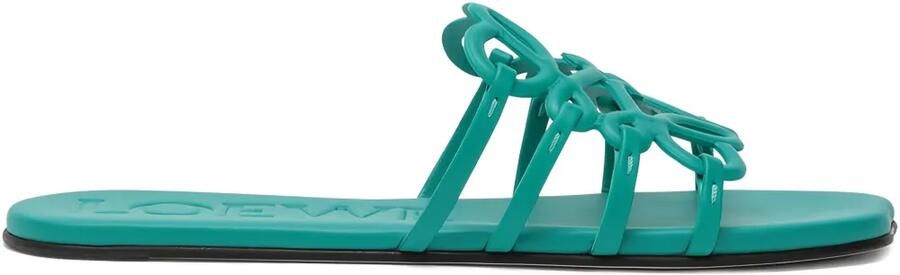 LOEWE Petal Anagram sandalen Groen