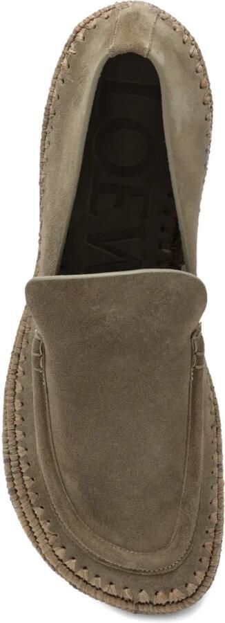 LOEWE Rio suède espadrilles Grijs - Foto 5