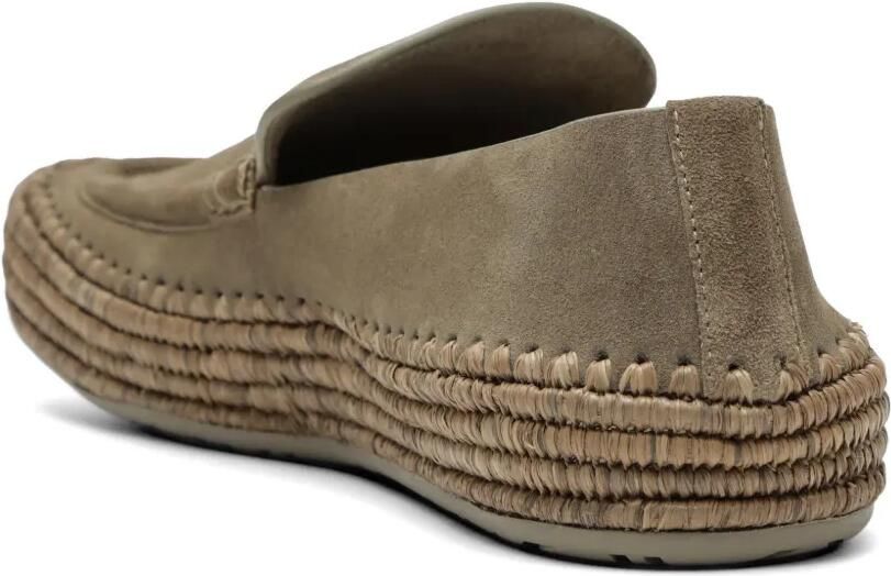 LOEWE Rio suède espadrilles Grijs - Foto 4