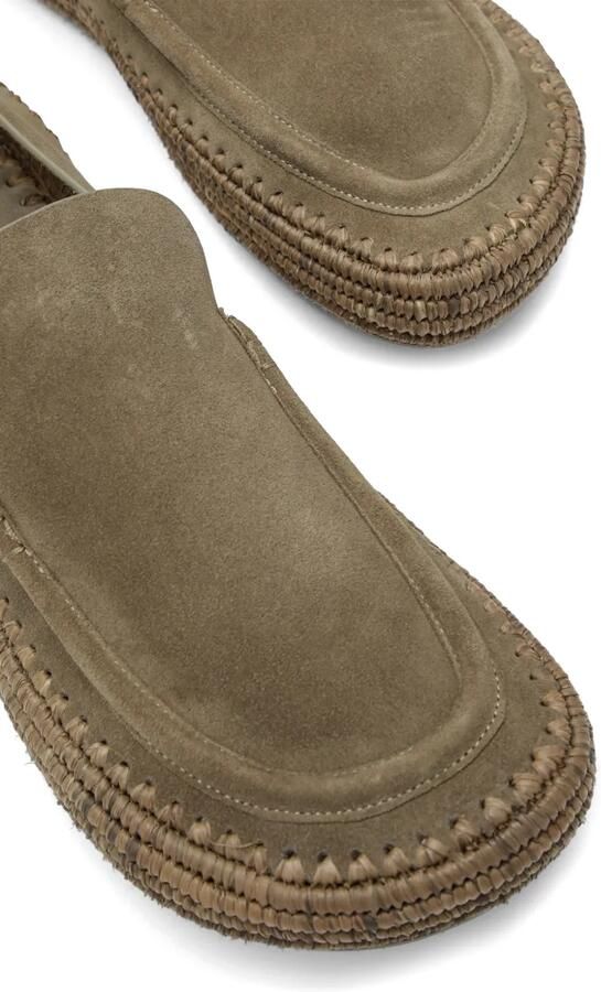 LOEWE Rio suède espadrilles Grijs - Foto 2