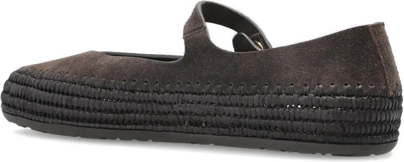 LOEWE Rita Mary-Jane ballerina's Bruin - Foto 4