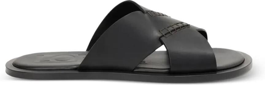 LOEWE Sandalen met gekruiste bandjes Zwart