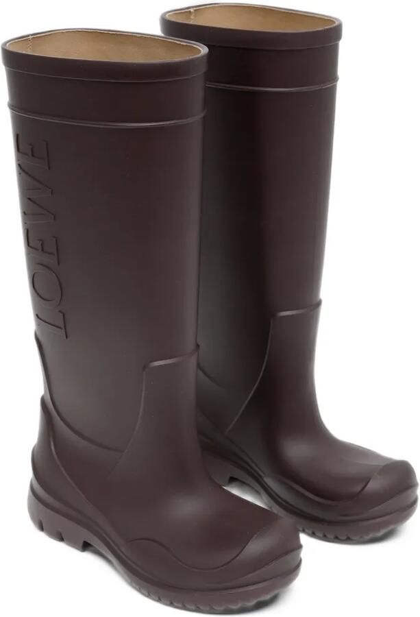LOEWE Rubberen regenlaarzen Bruin - Foto 2