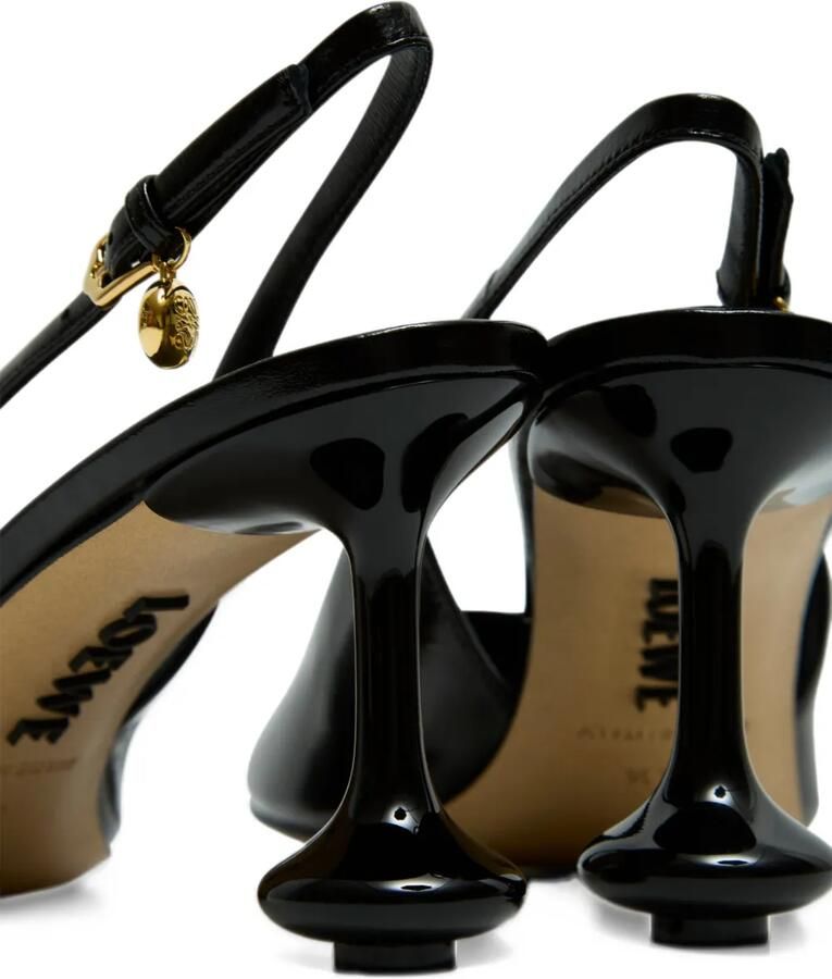 LOEWE Toy slingback pumps Zwart - Foto 2
