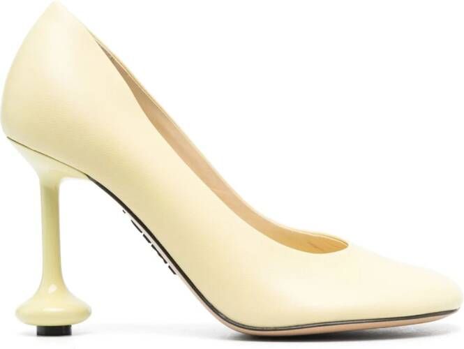 LOEWE Toy pumps met bewerkte hak Geel