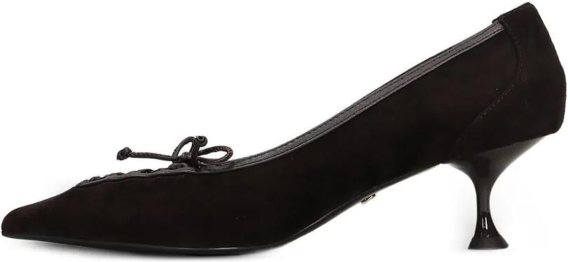 Lola Cruz Daniela suède pumps met veters Bruin - Foto 5