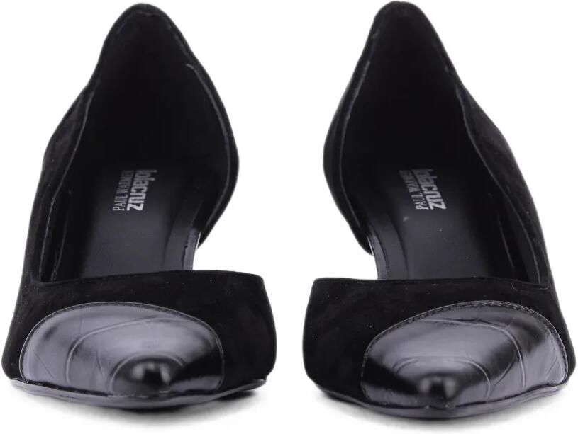 Lola Cruz Elle pumps met puntige neus Zwart - Foto 2