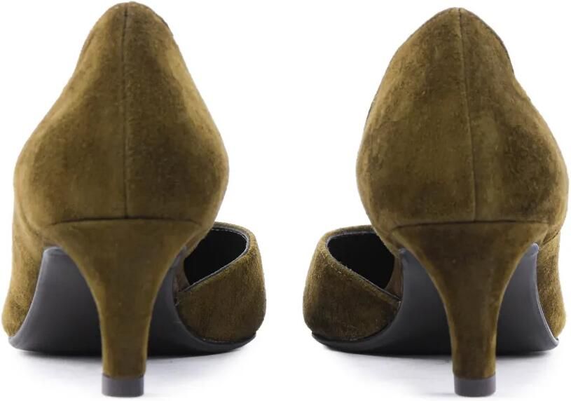 Lola Cruz Elle pumps met vlakken en puntige neus Groen - Foto 4