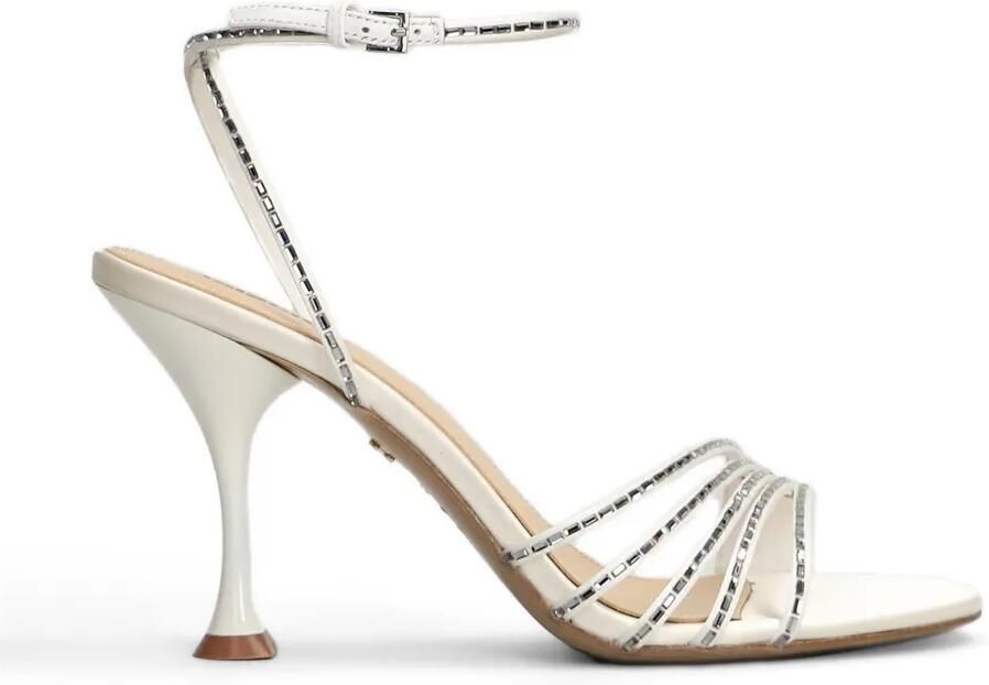 Lola Cruz Emma sandalen met hak Wit