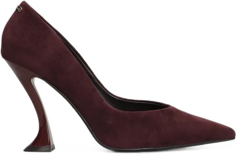 Lola Cruz Eugenia 95 pumps met puntige neus Rood