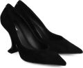 Lola Cruz Eugenia 95 suède pumps Zwart - Zwart