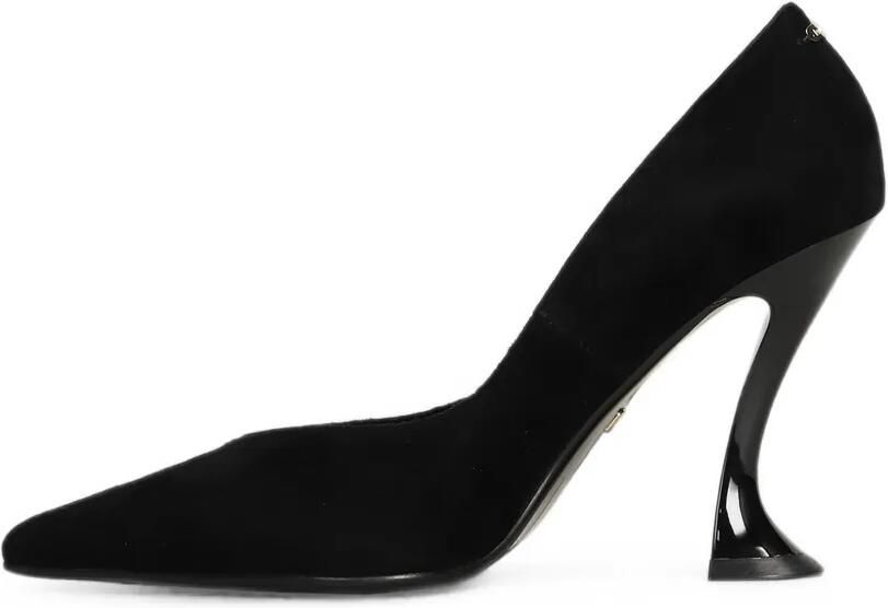 Lola Cruz Eugenia 95 suède pumps Zwart - Foto 5