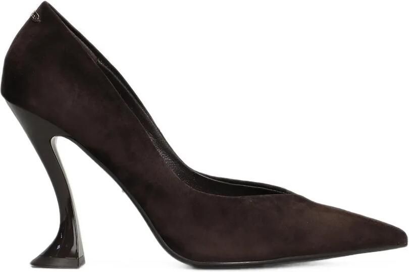 Lola Cruz Eugenia pumps met puntige neus Bruin