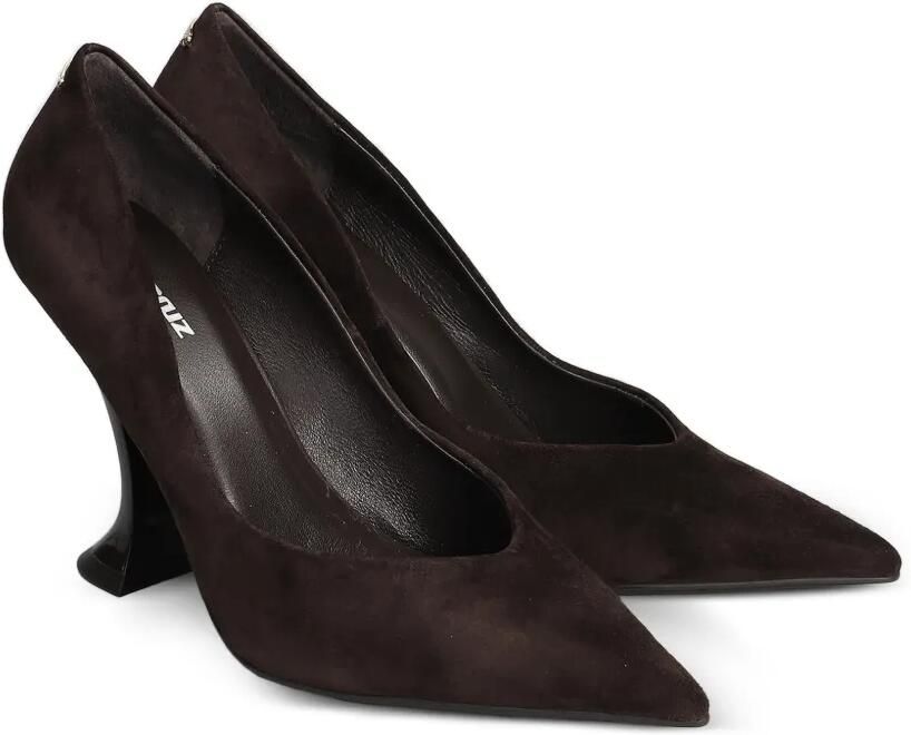 Lola Cruz Eugenia pumps met puntige neus Bruin - Foto 4