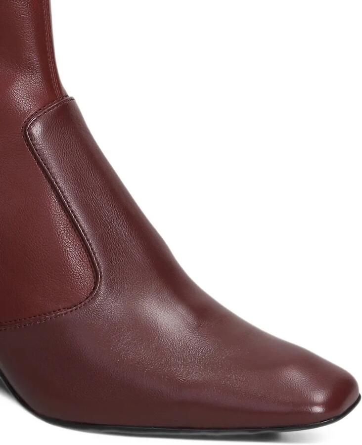 Lola Cruz Hanna 80 square-toe ankle boots Rood - Foto 4