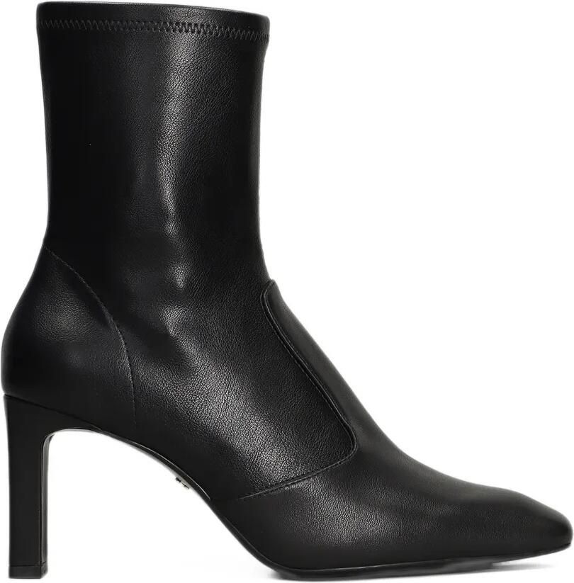 Lola Cruz Hanna 80 square-toe ankle boots Zwart