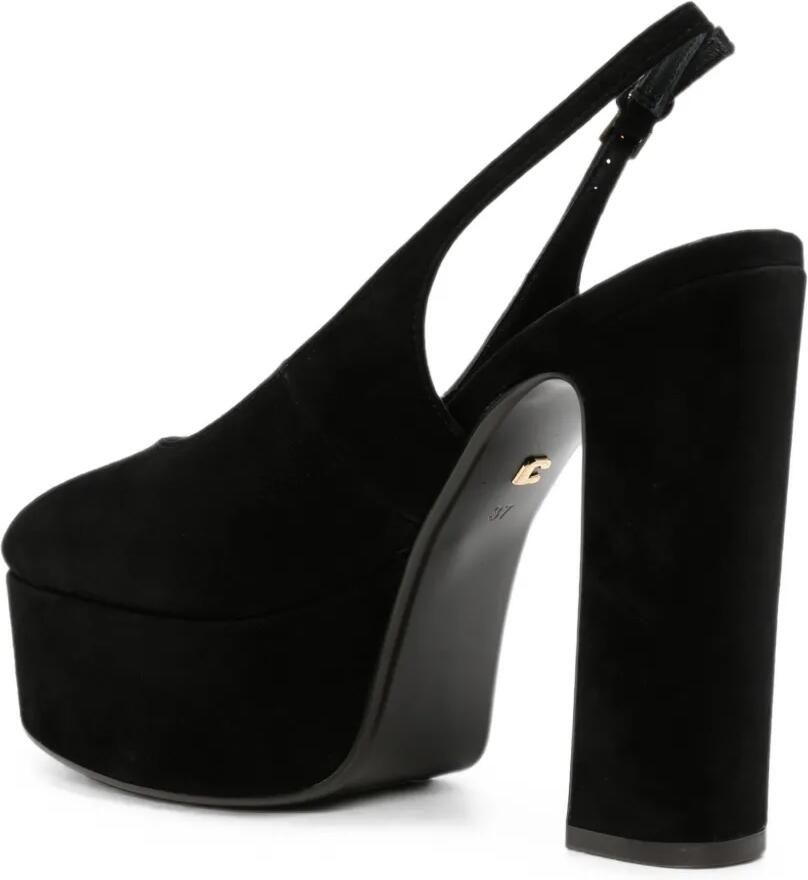 Lola Cruz Lea pumps met plateau Zwart - Foto 2