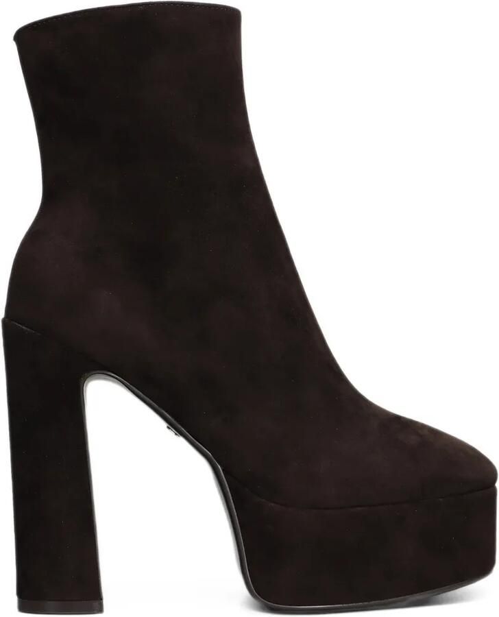 Lola Cruz Leste 120 platform ankle boots Bruin