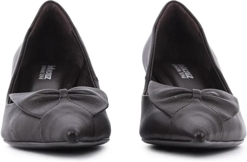 Lola Cruz Manuela pumps met puntige neus en strikdetail Bruin - Foto 3