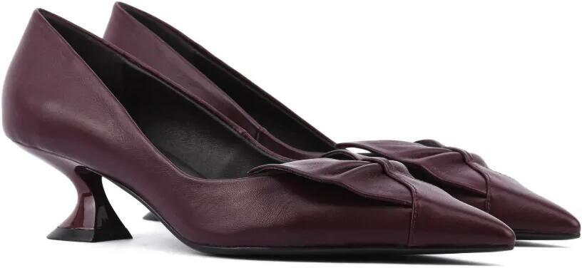 Lola Cruz Manuela pumps met strikdetail Rood - Foto 5