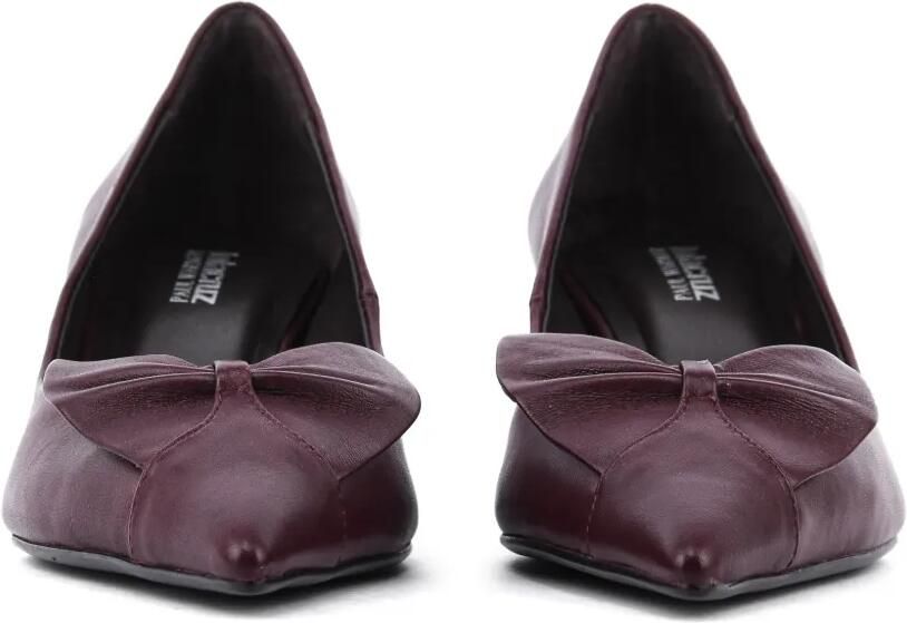 Lola Cruz Manuela pumps met strikdetail Rood - Foto 3