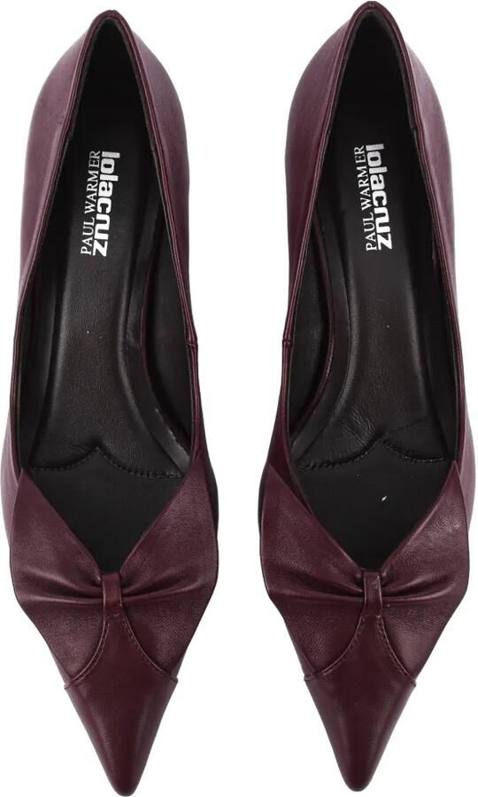 Lola Cruz Manuela pumps met strikdetail Rood - Foto 2