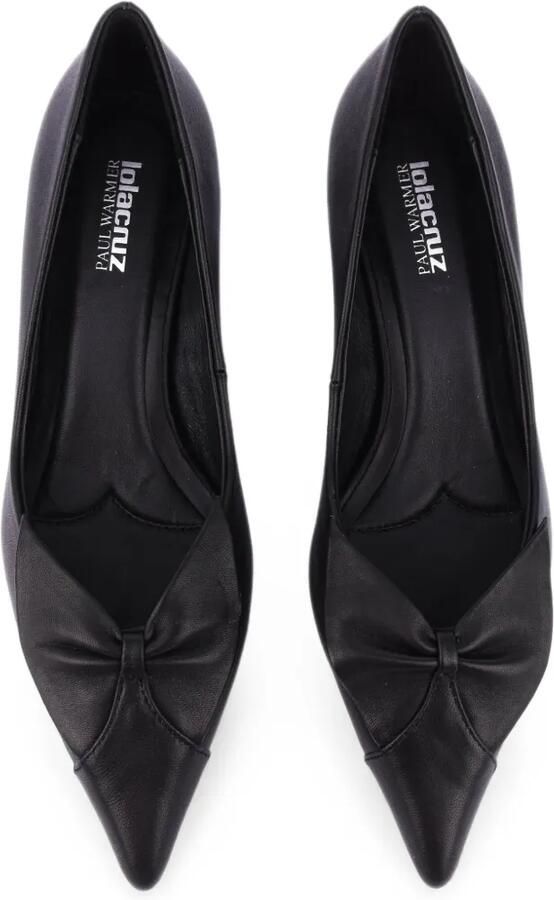 Lola Cruz Manuela pumps met strikdetail Zwart - Foto 2