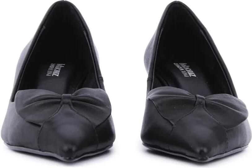 Lola Cruz Manuela pumps met strikdetail Zwart - Foto 3