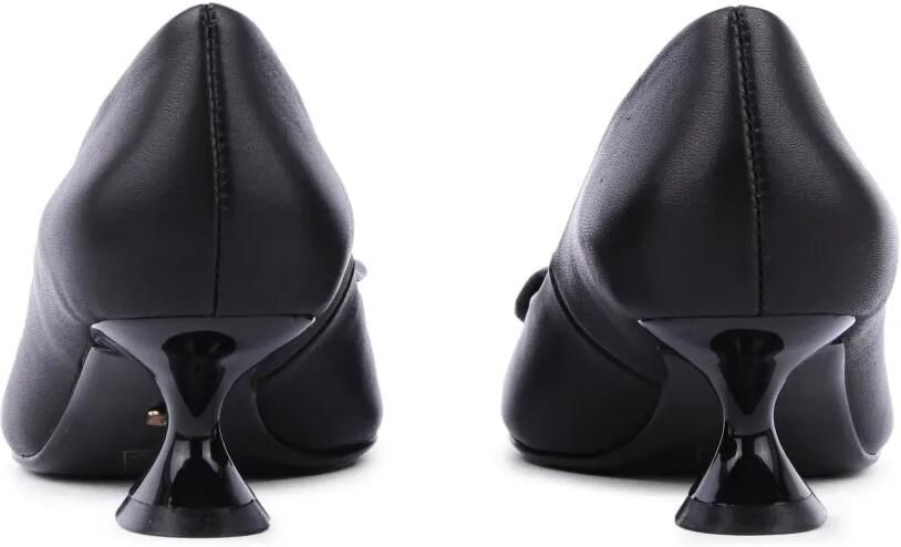 Lola Cruz Manuela pumps met strikdetail Zwart - Foto 4