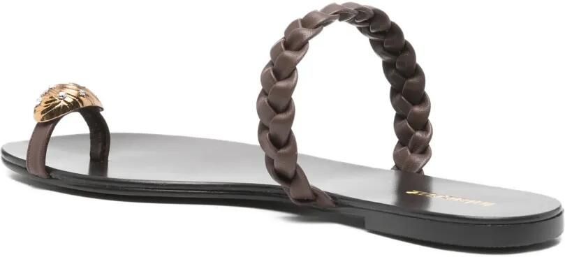 Lola Cruz Mona verfraaide sandalen Bruin - Foto 4