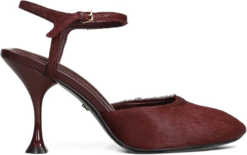 Lola Cruz Nami pumps met gesp Rood