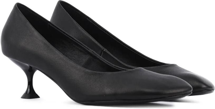 Lola Cruz Nami leren pumps Zwart