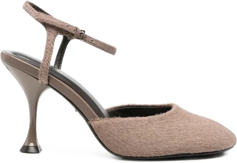 Lola Cruz Nami pumps met hak Bruin