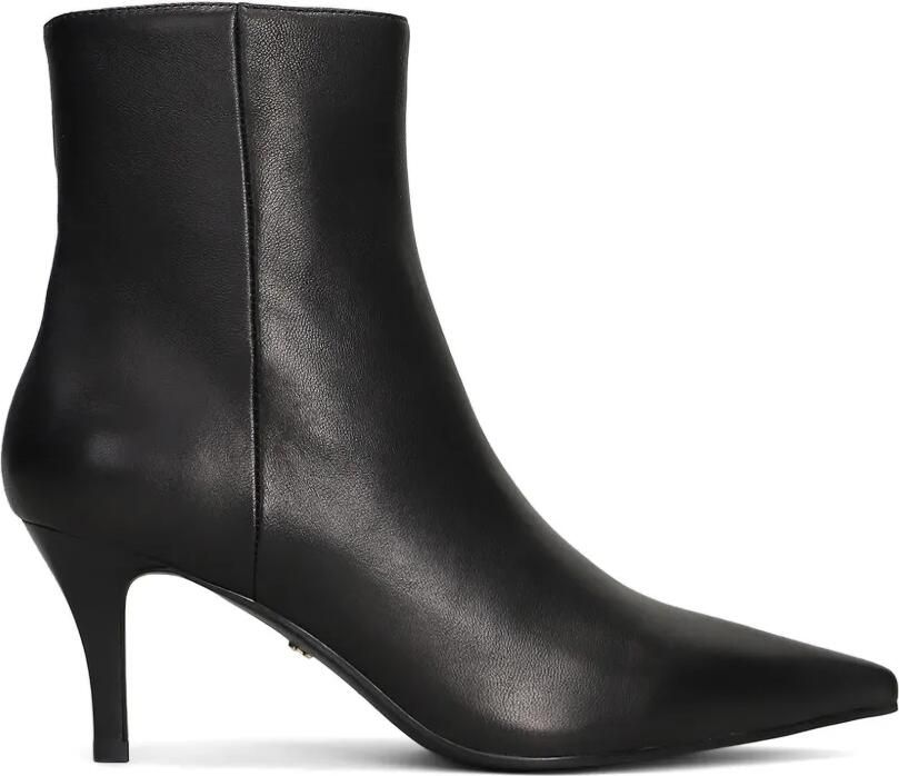 Lola Cruz Stiletto enkellaarzen met puntige neus Zwart