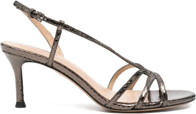 Lola Cruz Tati sandalen met open neus Grijs