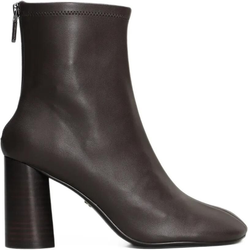 Lola Cruz zip-back ankle boots Bruin