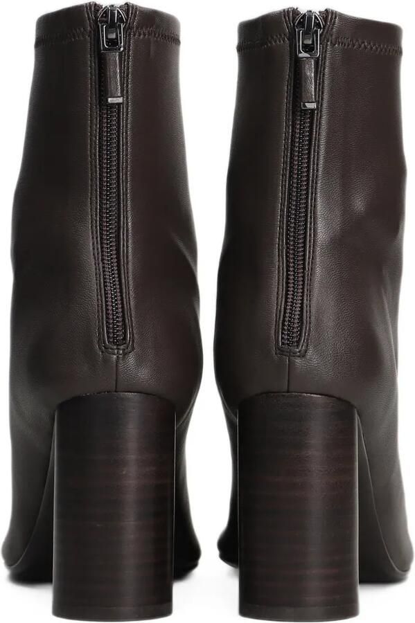 Lola Cruz zip-back ankle boots Bruin - Foto 5