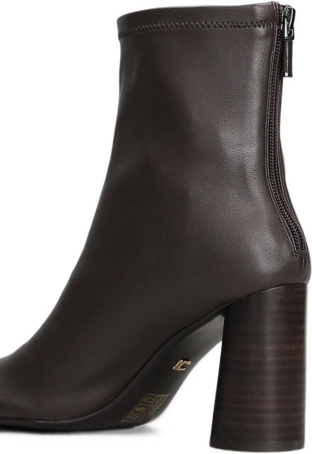 Lola Cruz zip-back ankle boots Bruin - Foto 4