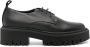 Lorena Antoniazzi Leren loafers Zwart - Thumbnail 1